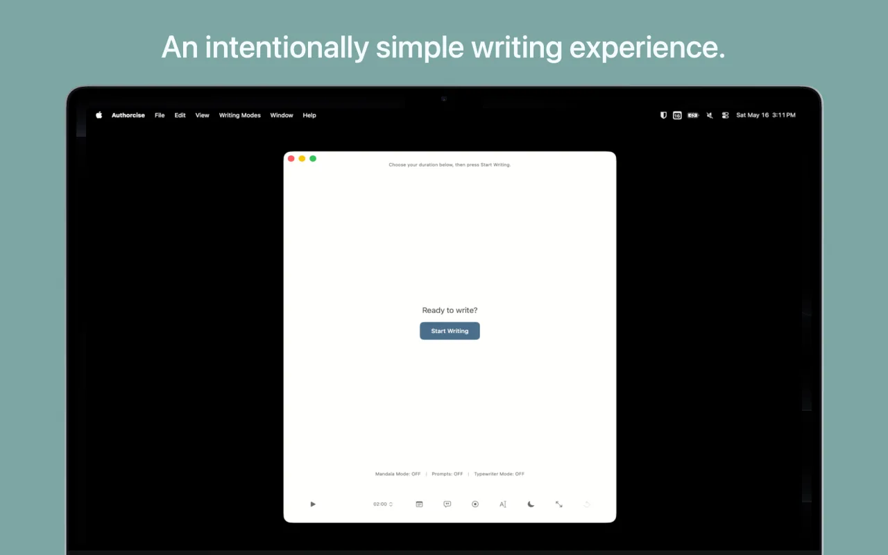 Authorcise screenshot 1