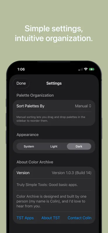 Color Archive iOS screenshot 3