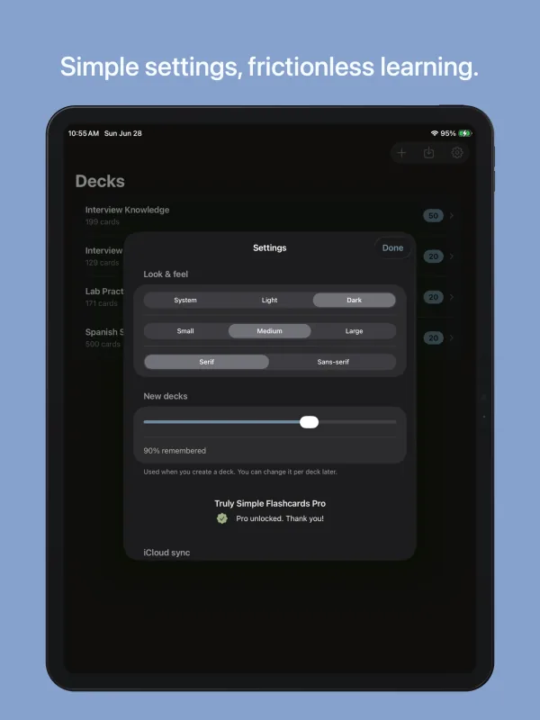 Truly Simple Flashcards iPad screenshot 3