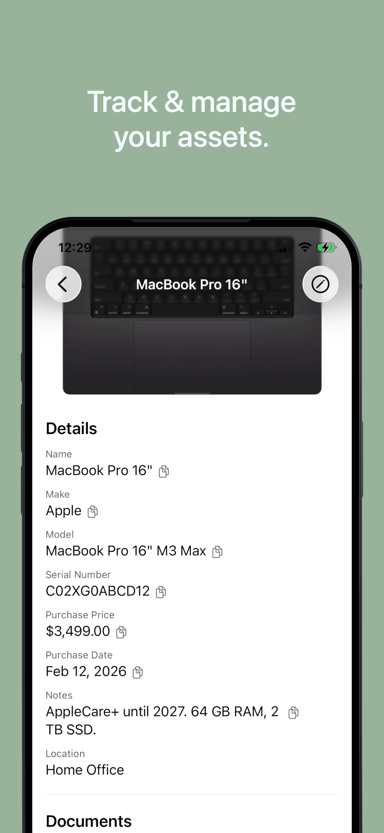 Truly Simple Inventory iOS screenshot 2