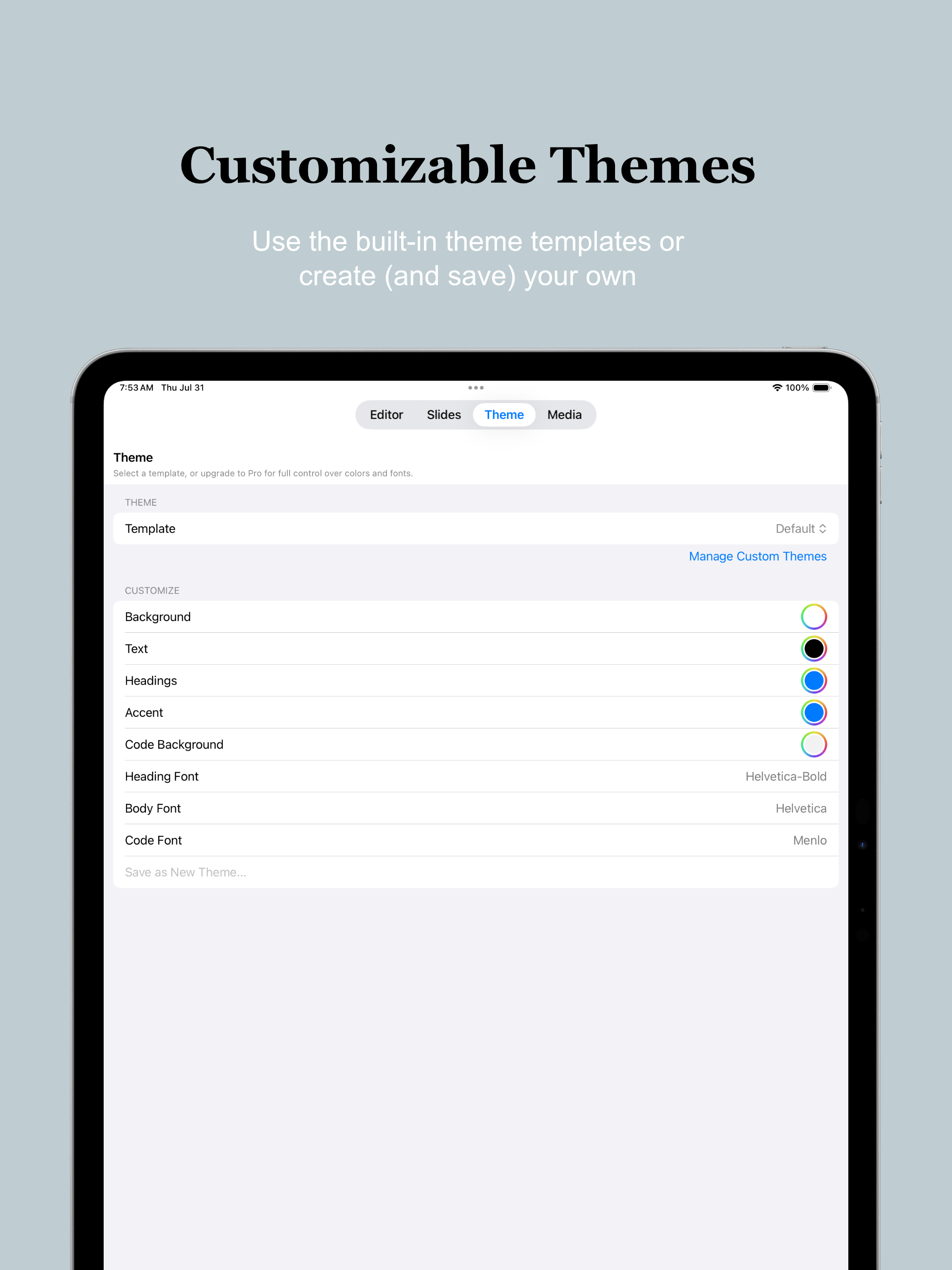 Trulys Simple Slide Deck iPad screenshot 3
