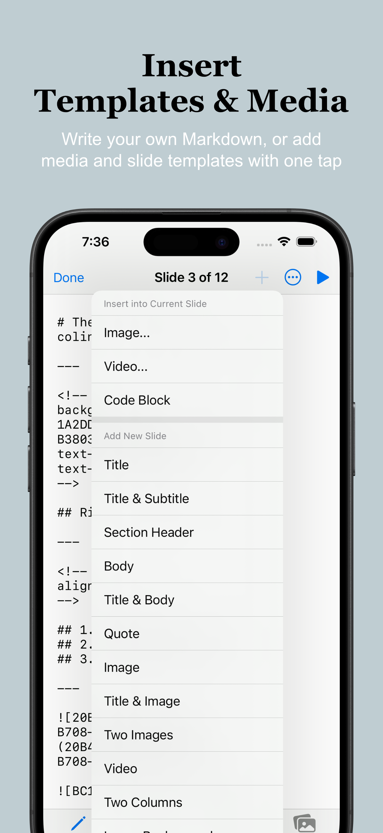 Trulys Simple Slide Deck iOS screenshot 4