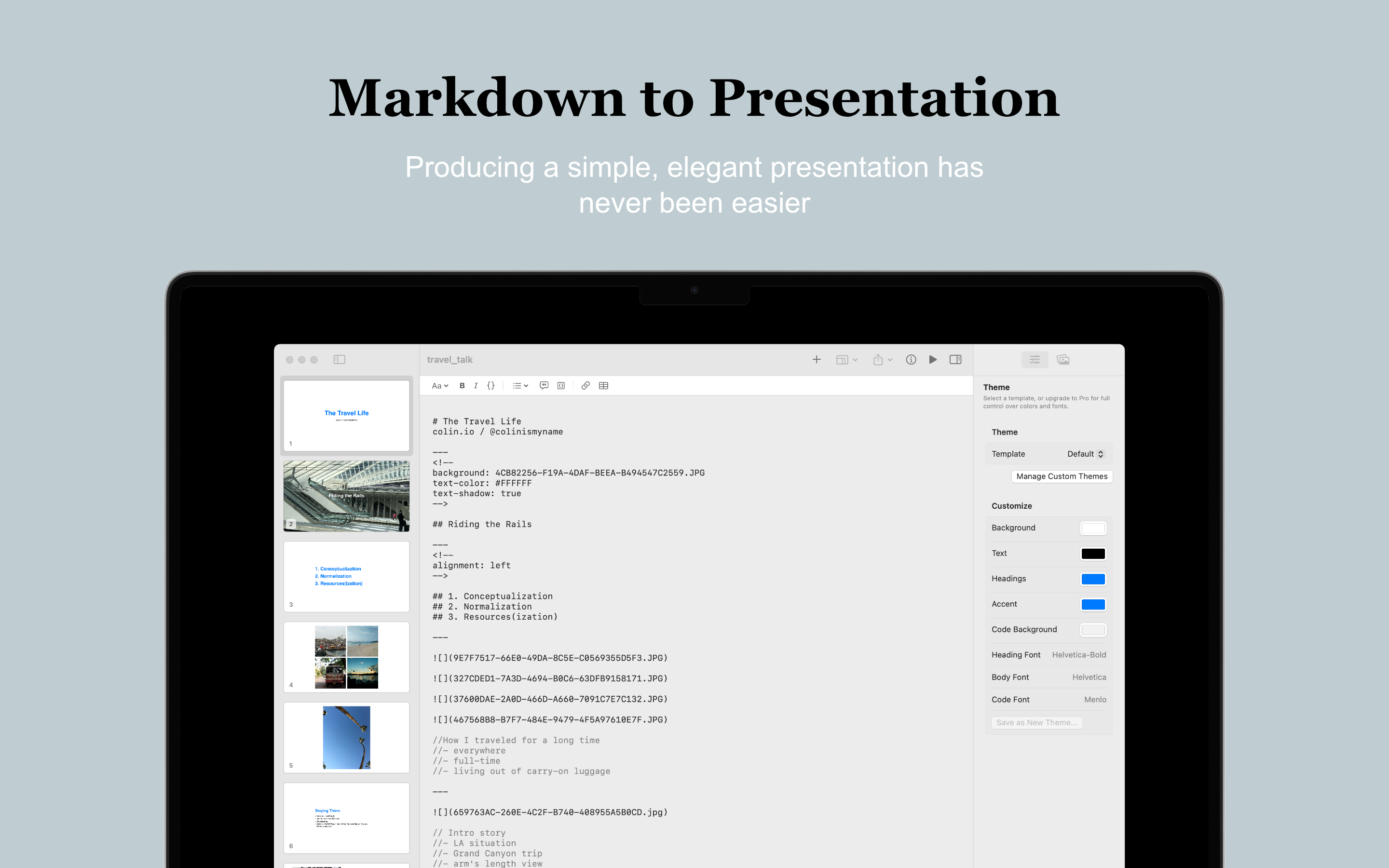 Trulys Simple Slide Deck MacOS screenshot 1
