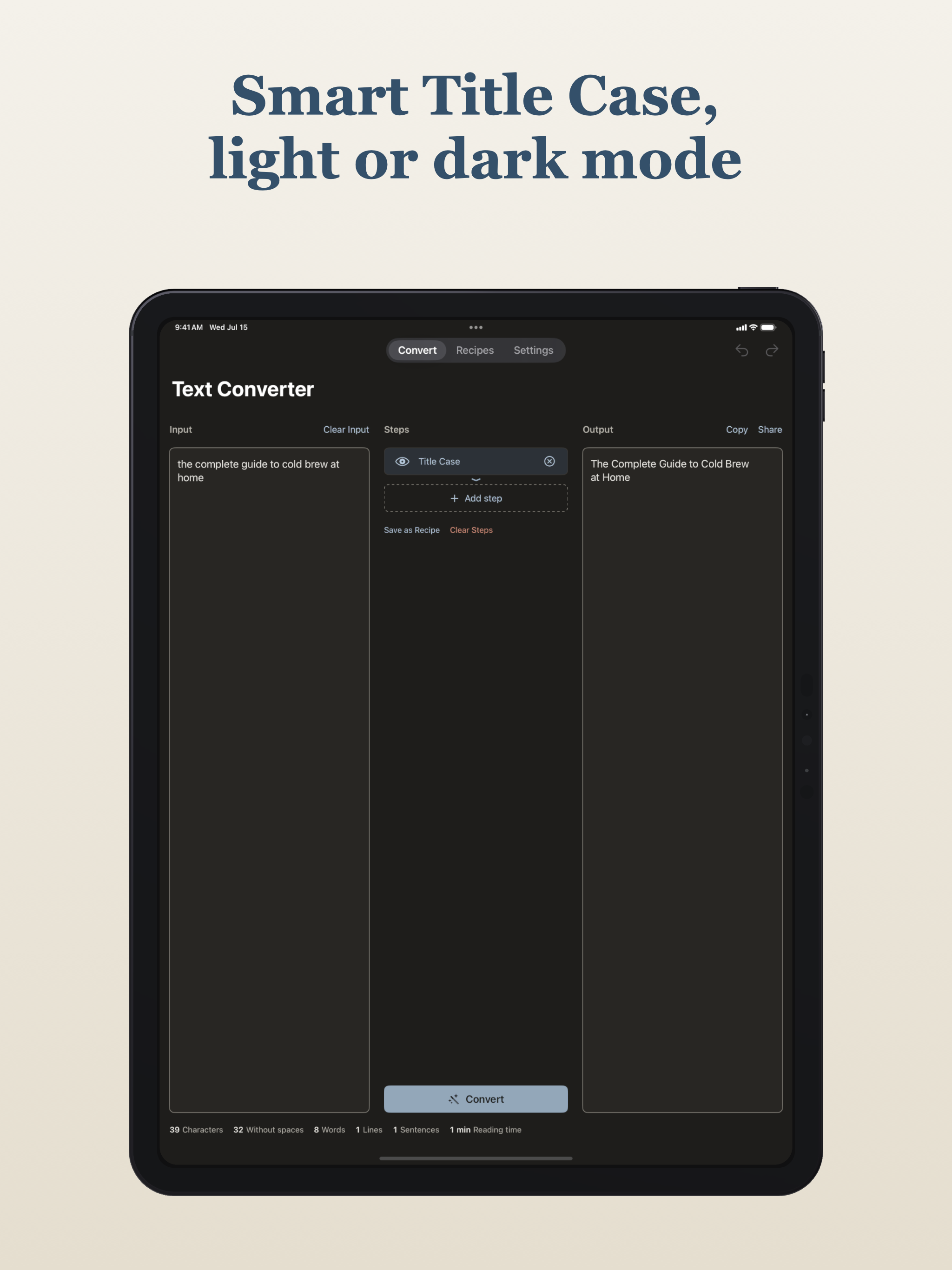Truly Simple Text Converter iPad screenshot 6
