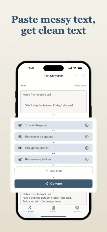 Truly Simple Text Converter iOS screenshot 2