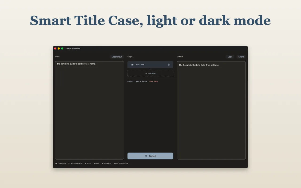 Truly Simple Text Converter macOS screenshot 4